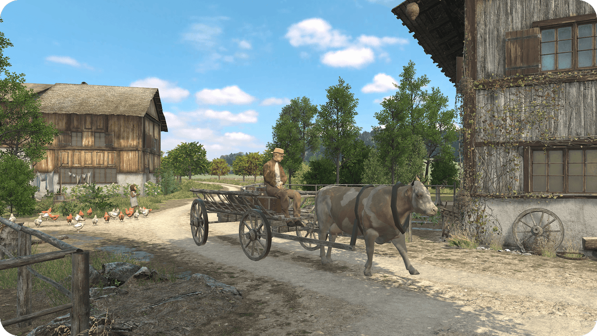 Realistische 3D-Umgebung f&uuml;r eine immersive Virtual Reality Erfahrung, originalgetreu nach Pl&auml;nen und Kupferstichen nachgebaut